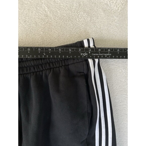 Adidas Essentials Fleece 3-Stripe Sweat Shorts Black Size 2XLT2  Activewear - Picture 8 of 10